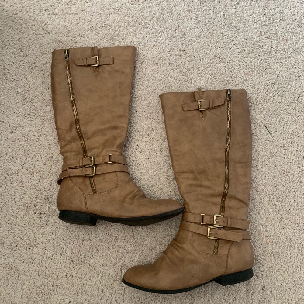 Tan Boots